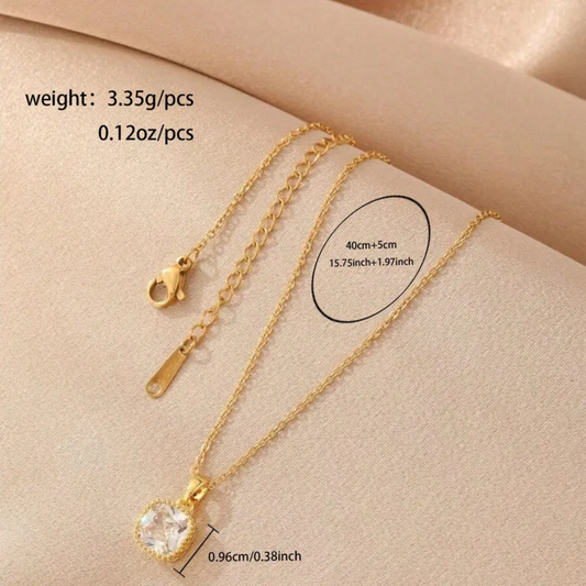 Crystal Heart Necklace