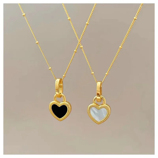 Reversible Heart Necklace
